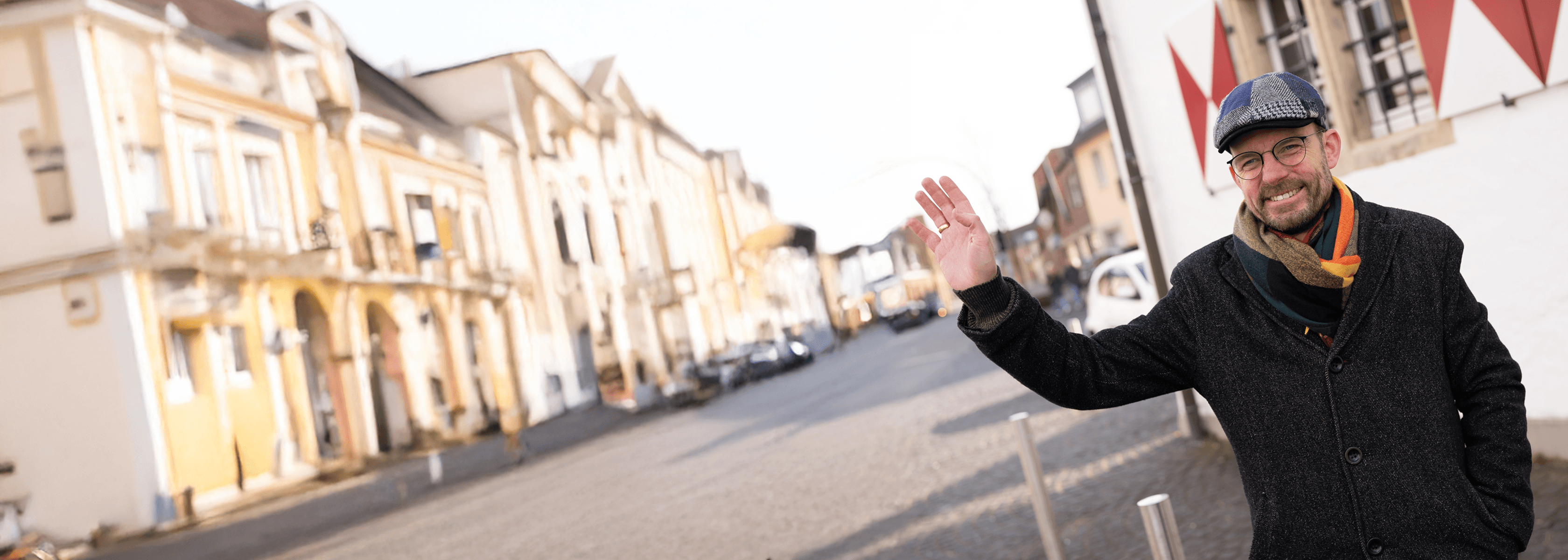 Ralf Marpert winkt in Schöppingen